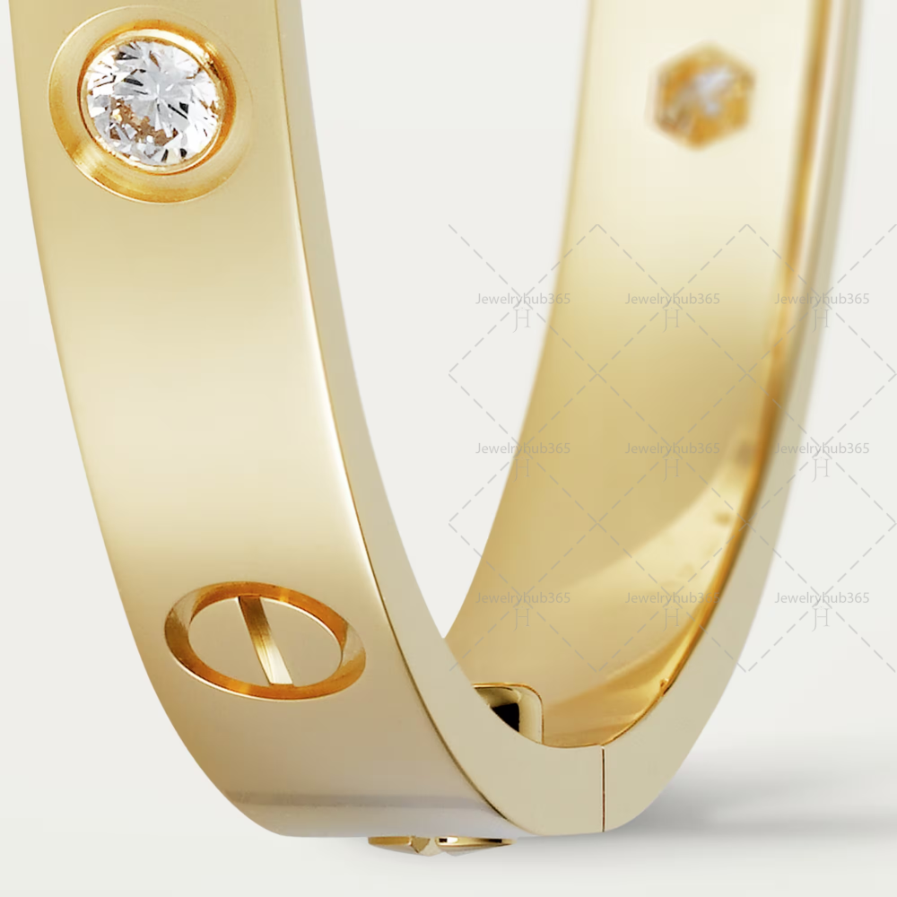 LOVE BRACELET 4D, [Gold/White/Rose]