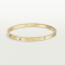 LOVE BRACELET 6D, Small, [Gold/White/Rose]