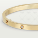 LOVE BRACELET 6D, Small, [Gold/White/Rose]