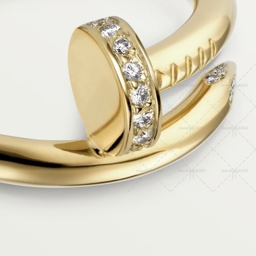 JUSTE UN CLOU RING, 22D, [Gold/White/Rose]