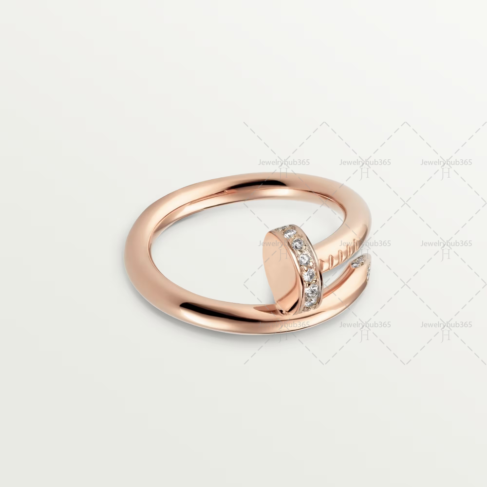 JUSTE UN CLOU RING, 22D, [Gold/White/Rose]