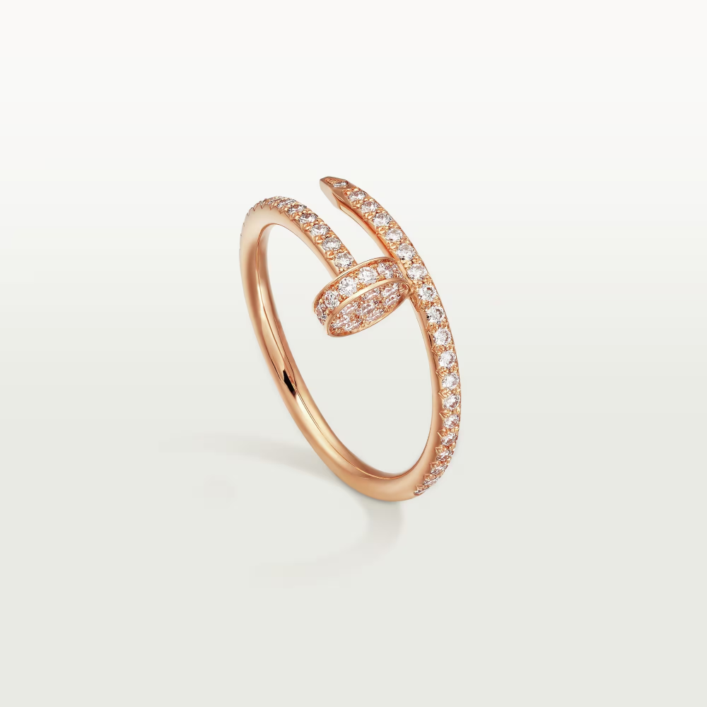 JUSTE UN CLOU RING, 53D, [Gold/White/Rose]