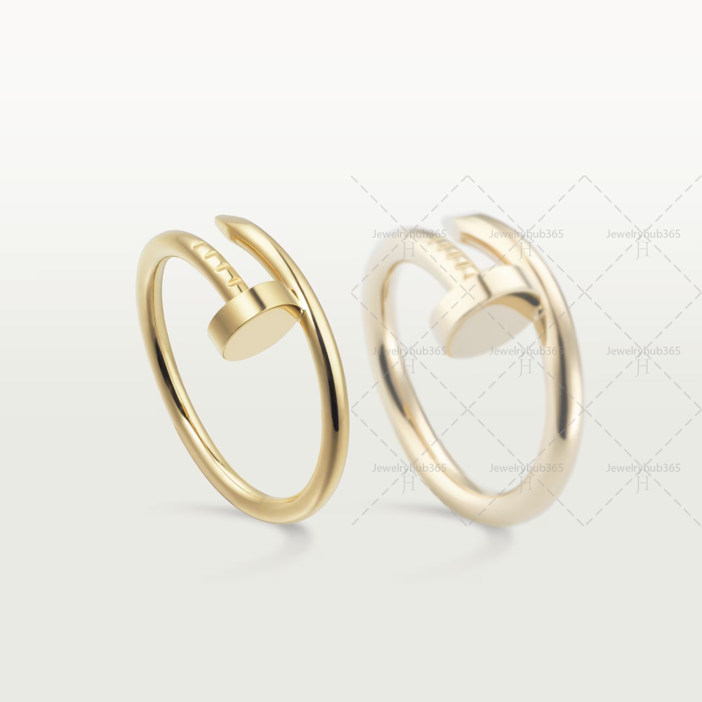 JUSTE UN CLOU RING Small, [Gold/White/Rose]