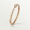 PANTHERE DE paved at head bracelet Diamond Onyx Emerald Rose gold