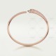 PANTHERE DE paved at head-tail bracelet Diamond Onyx Emerald Rose gold