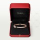 PANTHERE DE paved at head-tail bracelet Diamond Onyx Emerald Rose gold