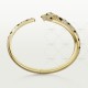 PANTHERE DE W8.33mm bracelet 255-Diamond Onyx Emerald Yellow gold