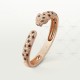 PANTHERE DE W8.33mm bracelet 255-Diamond Onyx Emerald Rose gold