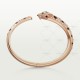 PANTHERE DE W8.33mm bracelet 255-Diamond Onyx Emerald Rose gold