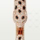 PANTHERE DE W8.33mm bracelet 255-Diamond Onyx Emerald Rose gold