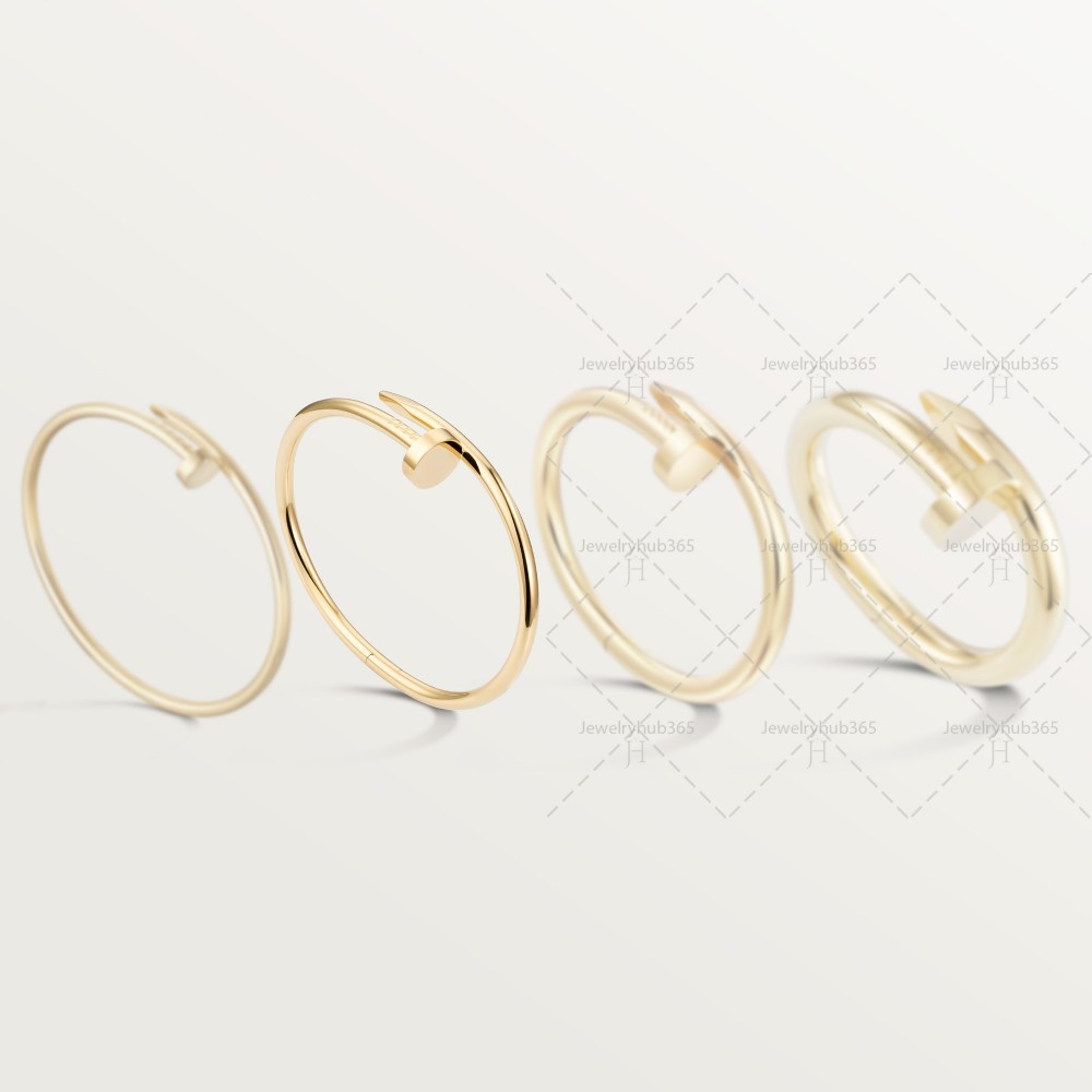 JUSTE UN CLOU W3.5mm bracelet Yellow gold