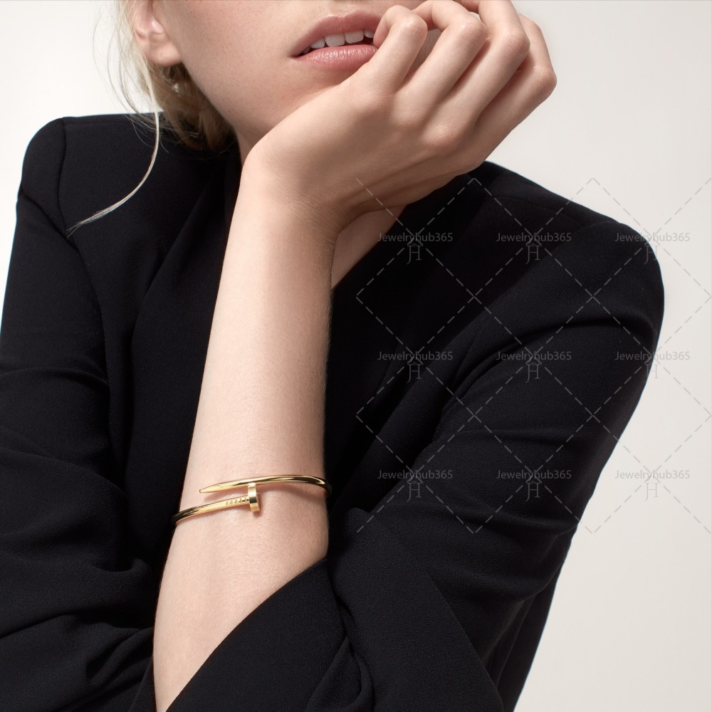 JUSTE UN CLOU W3.5mm bracelet Yellow gold