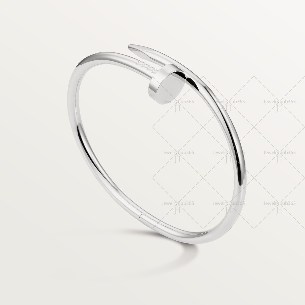 JUSTE UN CLOU W3.5mm bracelet White gold