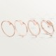 JUSTE UN CLOU W2.5mm bracelet small model Rose gold