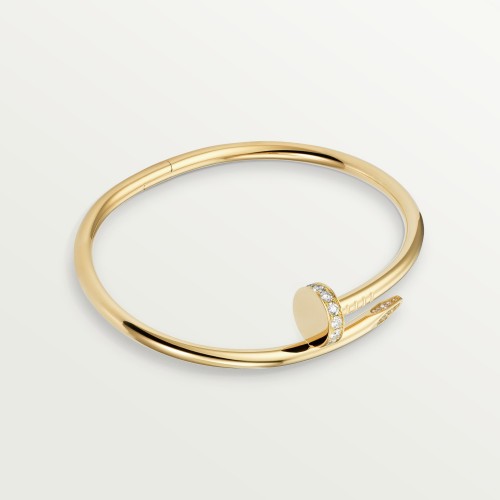 JUSTE UN CLOU W3.5mm bracelet 32-Diamond Yellow gold