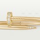 JUSTE UN CLOU W3.5mm bracelet 32-Diamond Yellow gold