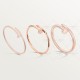 JUSTE UN CLOU W3.5mm bracelet 32-Diamond Rose gold