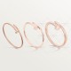 JUSTE UN CLOU W2.5mm bracelet small model 20-Diamond Rose gold