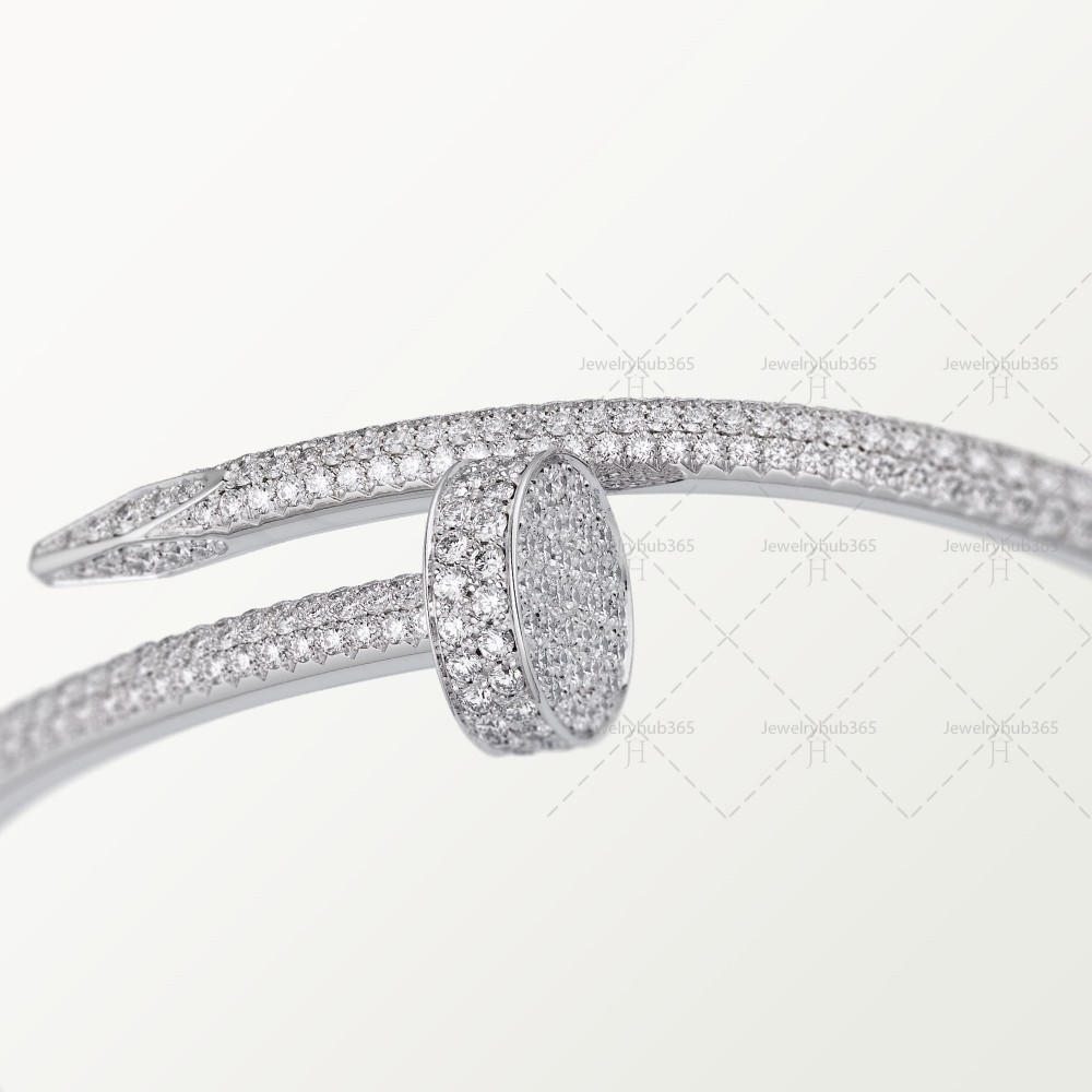 JUSTE UN CLOU W3.5mm bracelet 374-Diamond White gold