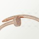 JUSTE UN CLOU W3.5mm bracelet 374-Diamond Rose gold