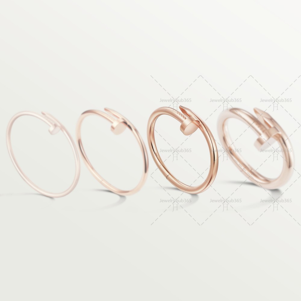 JUSTE UN CLOU bracelet medium model Rose gold