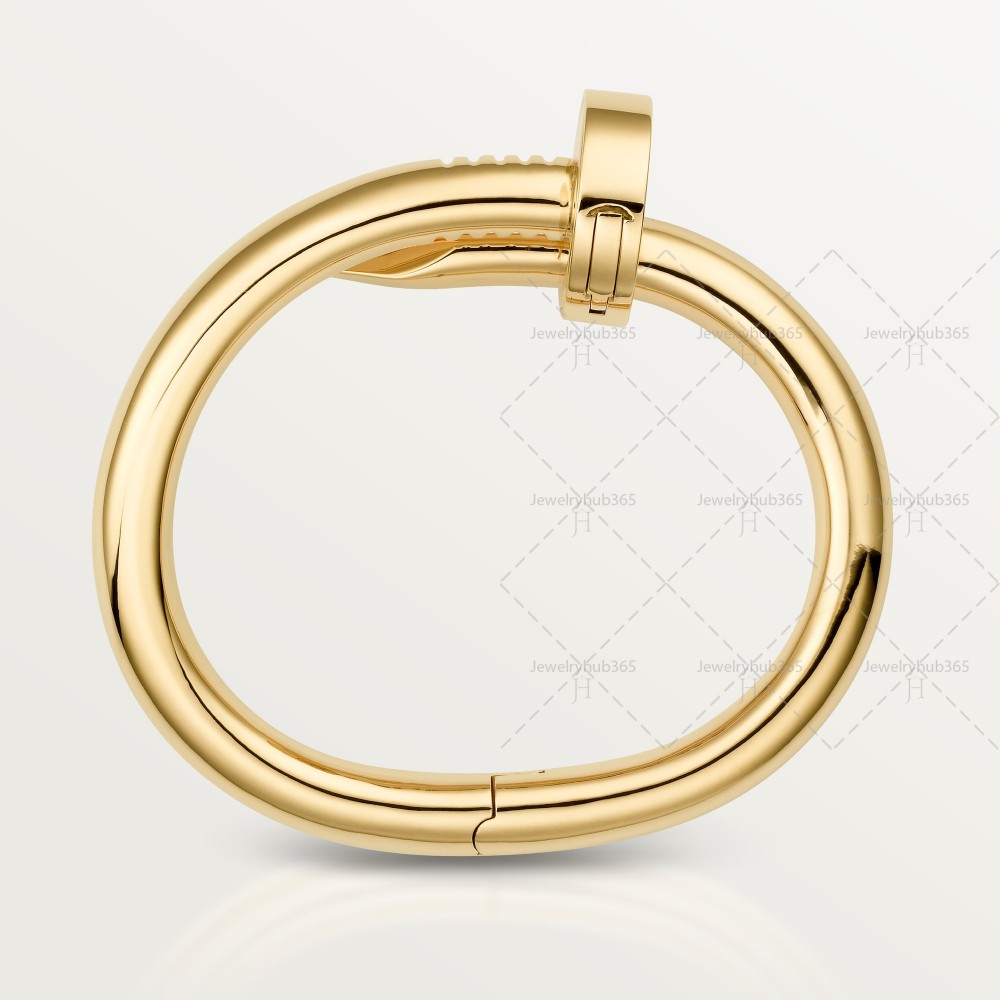 JUSTE UN CLOU W8.5mm bracelet large model Yellow gold