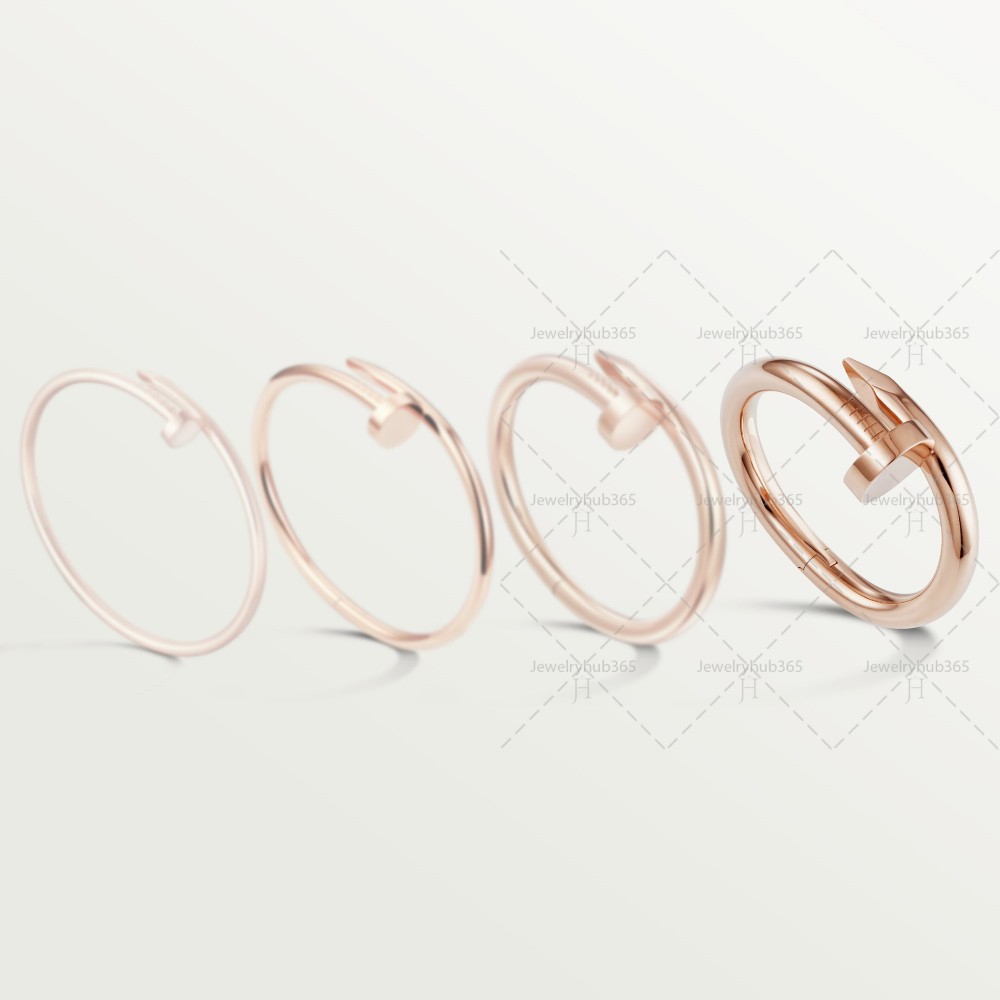 JUSTE UN CLOU W8.5mm bracelet large model Rose gold