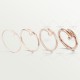 JUSTE UN CLOU W8.5mm bracelet large model Rose gold