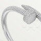 JUSTE UN CLOU bracelet medium model 76-Diamond Rose gold