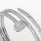 JUSTE UN CLOU 2 rounds W7mm bracelet 624-Diamond White gold