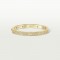 LOVE diamond-paved W6.7mm bracelet 216-Diamond Yellow gold