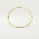 LOVE diamond-paved W6.7mm bracelet 216-Diamond Yellow gold