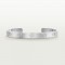 LOVE C Type W6.2mm bracelet White gold