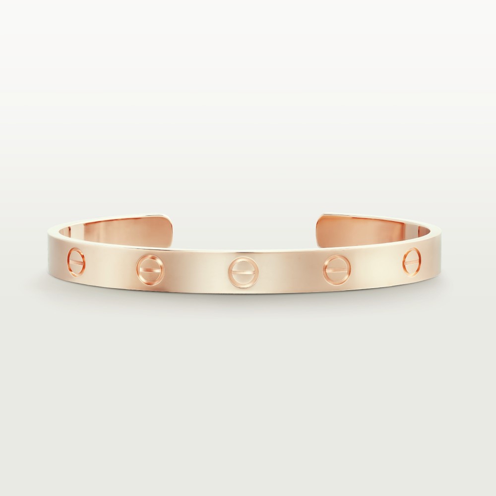 LOVE C Type W6.2mm bracelet Rose gold