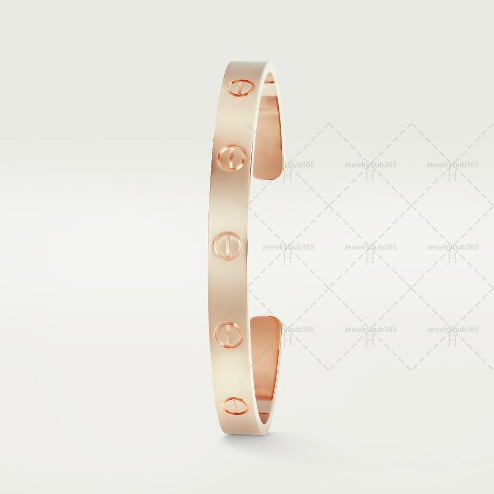 LOVE C Type W6.2mm bracelet Rose gold