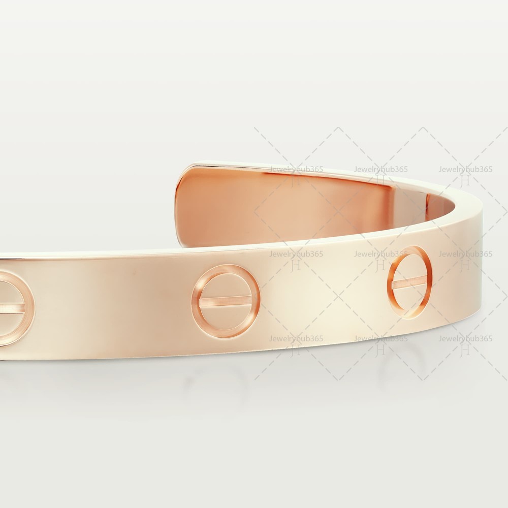 LOVE C Type W6.2mm bracelet Rose gold