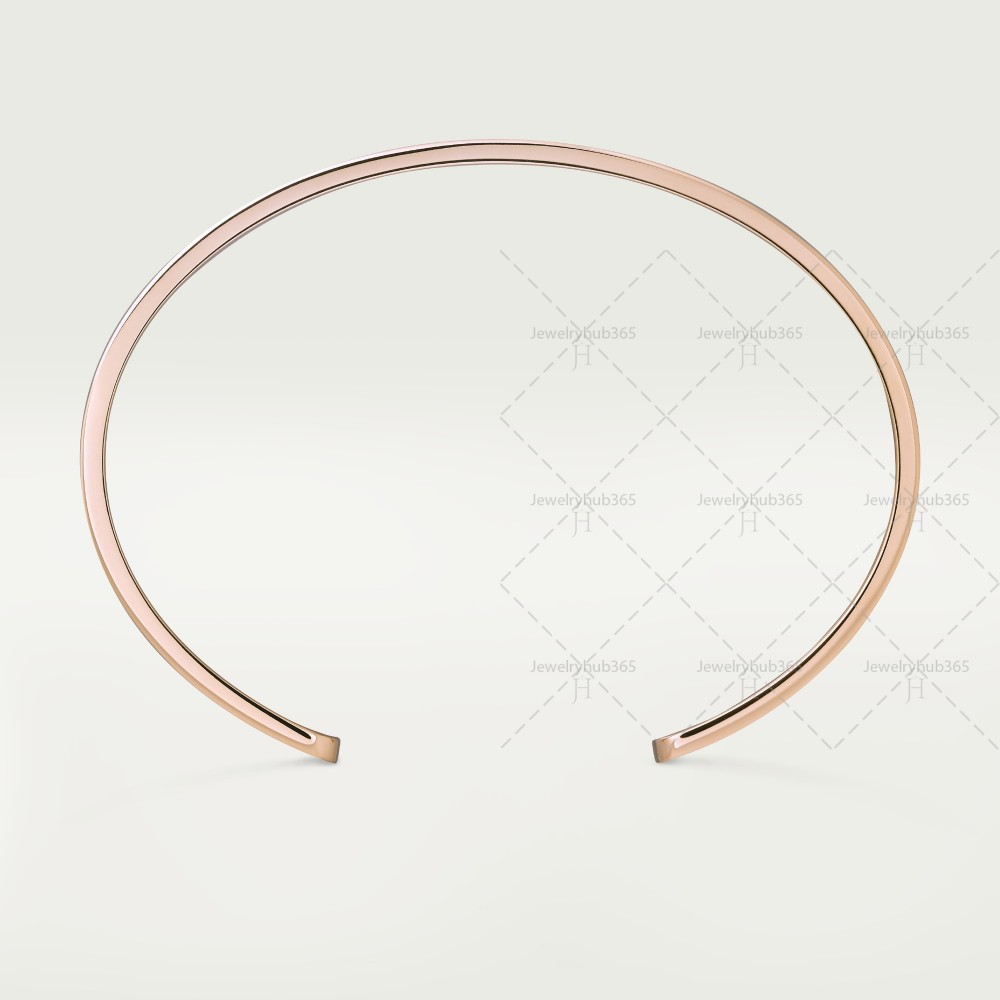 LOVE C Type W6.2mm bracelet Rose gold