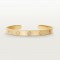 LOVE C Type W6.1mm bracelet 1-Diamond Yellow gold