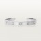 LOVE C Type W6.1mm bracelet 1-Diamond White gold