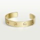 LOVE C Type W9mm bracelet Yellow gold