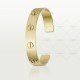 LOVE C Type W9mm bracelet Yellow gold