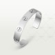 LOVE C Type W9mm bracelet White gold