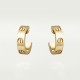 LOVE W5.7mm earrings Yellow gold