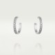 LOVE earrings 48-Diamond White gold