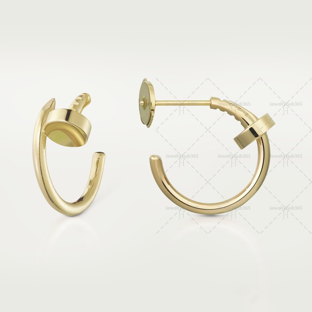 JUSTE UN CLOU W1.8 D12.75mm earrings Yellow gold