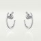 JUSTE UN CLOU W1.8 D12.75mm earrings White gold