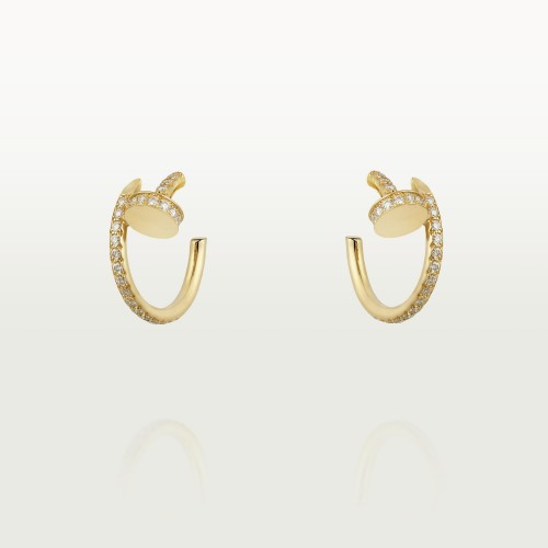 JUSTE UN CLOU earrings 36-Diamond Yellow gold