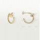 JUSTE UN CLOU earrings 36-Diamond Yellow gold