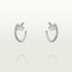 JUSTE UN CLOU earrings 36-Diamond White gold