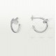 JUSTE UN CLOU earrings 36-Diamond White gold